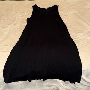 Black express tank top dress large